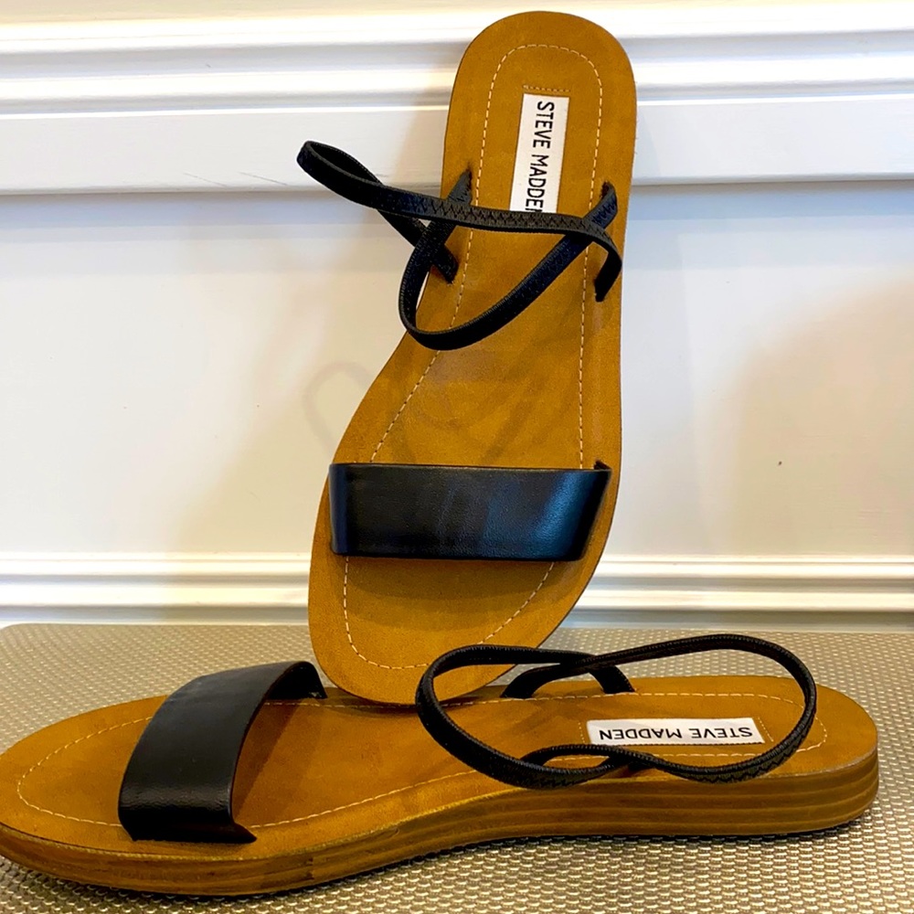 Steve Madden black Sandals 7.5